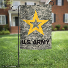 Load image into Gallery viewer, U.S Army Star Digi Camo Garden Flag (12&quot;x18&quot;)