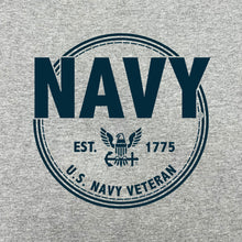 Load image into Gallery viewer, Navy Veteran 1/4 Zip