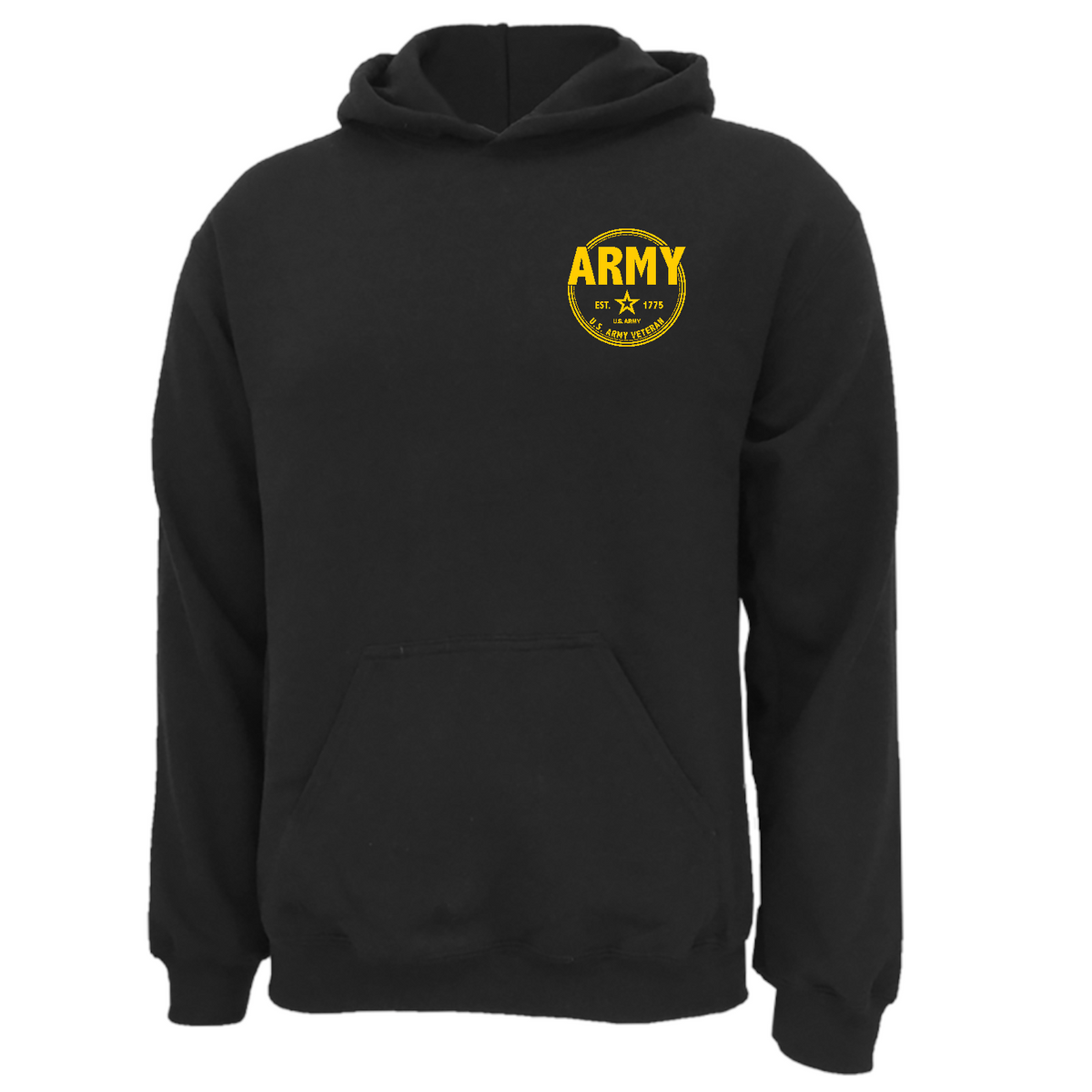 Army Veteran Left Chest Hood