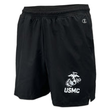 Load image into Gallery viewer, Marines Champion EGA Men&#39;s Woven 5&quot; Short (Black)