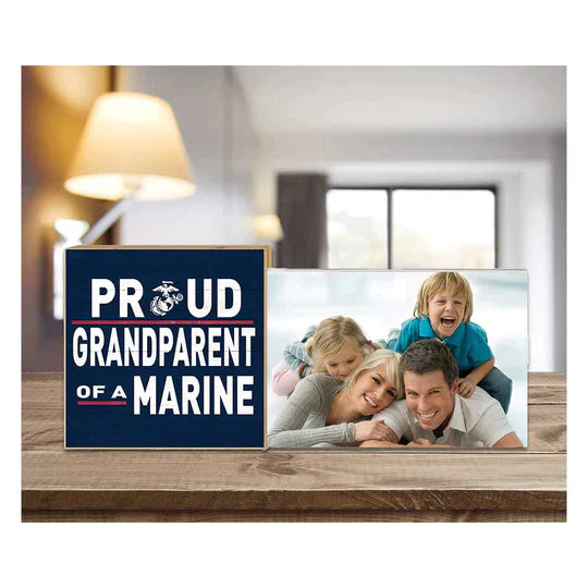Marines Floating Picture Frame Military Proud Grandparent*