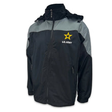 Load image into Gallery viewer, Army Star 2 Tone Jacket (Black/Grey)