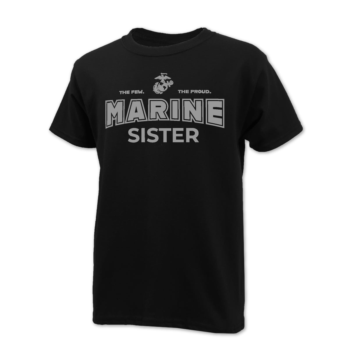Marines Youth Sister TShirt (Black)