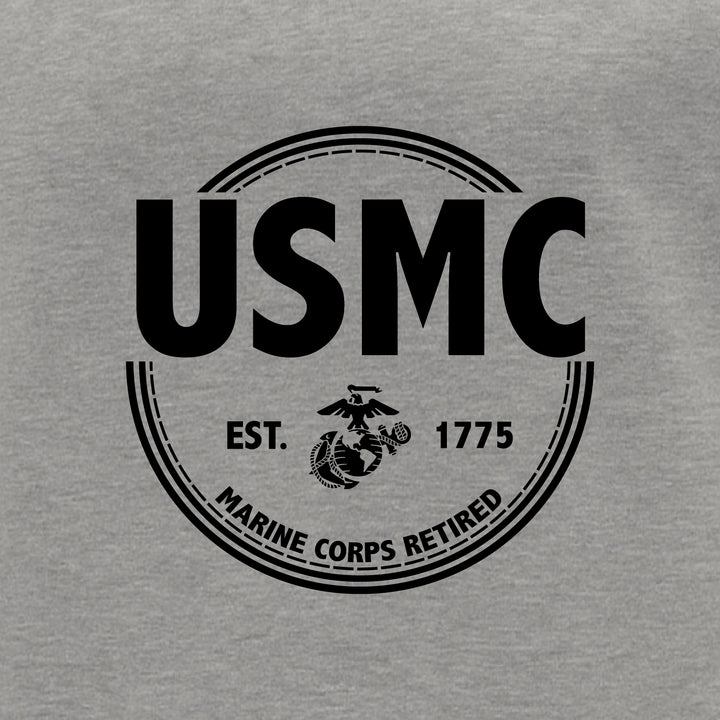 Marines Retired Left Chest 1/4 Zip