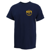 Load image into Gallery viewer, Navy Retired USA Made T-Shirt