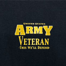 Load image into Gallery viewer, Army Veteran Star Band T-Shirt (Black)
