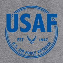 Load image into Gallery viewer, Air Force Veteran Left Chest T-Shirt
