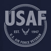 Load image into Gallery viewer, Air Force Veteran Left Chest T-Shirt