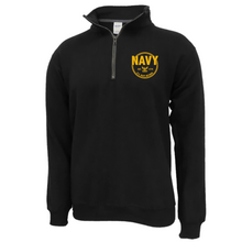 Load image into Gallery viewer, Navy Retired Left Chest 1/4 Zip