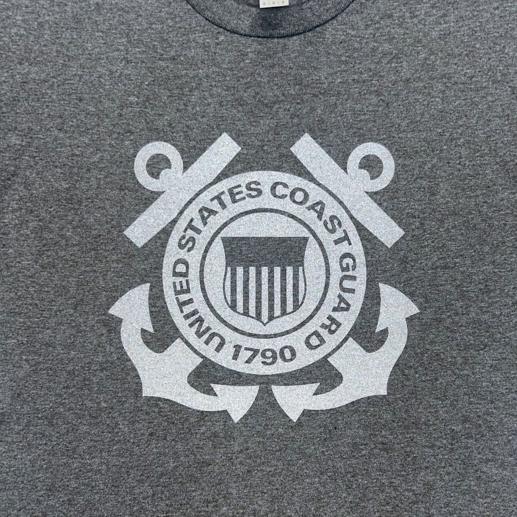 Coast Guard Reflective Logo T-Shirt (Charcoal)