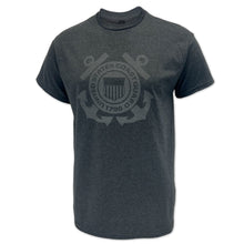 Load image into Gallery viewer, Coast Guard Reflective Logo T-Shirt (Charcoal)
