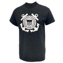 Load image into Gallery viewer, Coast Guard Reflective Logo T-Shirt (Charcoal)
