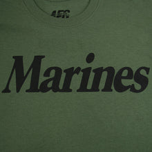 Load image into Gallery viewer, Marines Logo Core USA Made T-Shirt (OD Green)