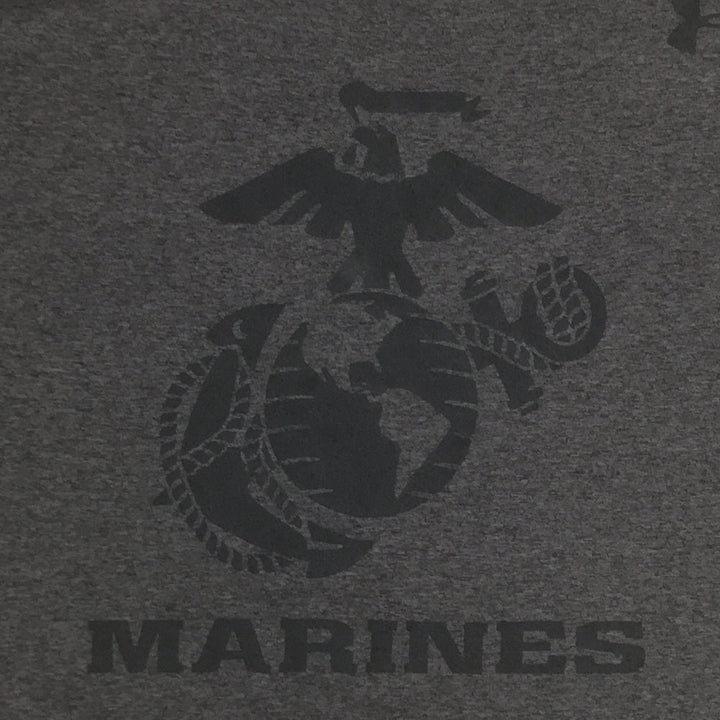 MARINES UNDER ARMOUR OORAH TECH T-SHIRT (CHARCOAL) 4