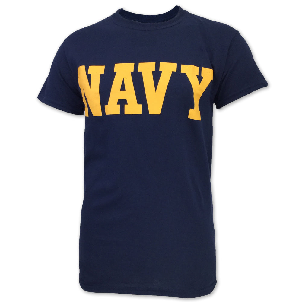 navy gear U.S. Navy T-Shirts: Navy Core T-Shirt in Navy/Gold