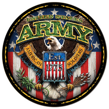 Load image into Gallery viewer, United States Army Fighting Eagle Circle (20x20)