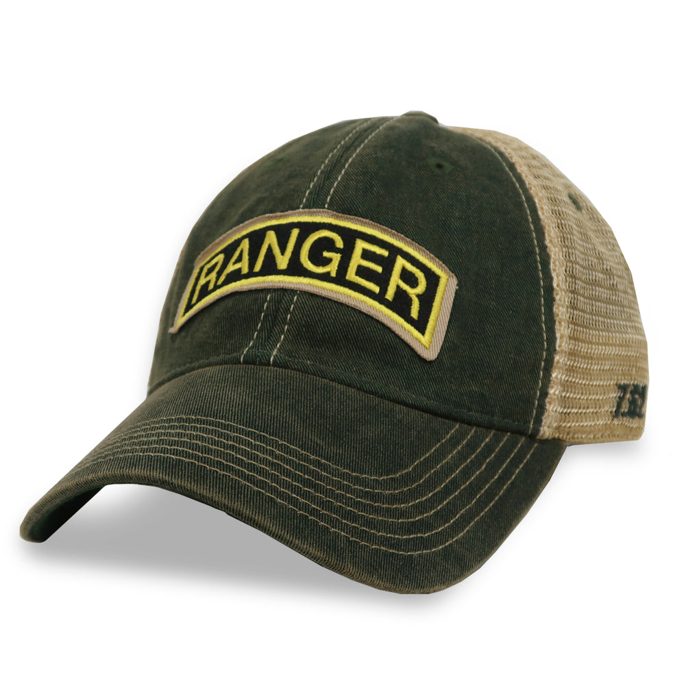 gear hats Army Ranger Tab Trucker Hat (Olive)