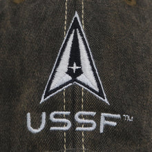 Load image into Gallery viewer, USSF Logo Trucker Hat (Black)
