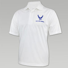 Load image into Gallery viewer, AIR FORCE PERFORMANCE POLO (WHITE)