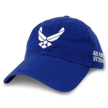 Load image into Gallery viewer, AIR FORCE WINGS VET HAT (ROYAL) 5