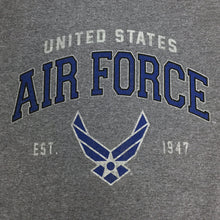 Load image into Gallery viewer, AIR FORCE WINGS EST. 1947 LONG SLEEVE T-SHIRT (GREY) 2