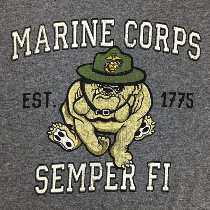 MARINES RETRO T-SHIRT (GRAPHITE) 1