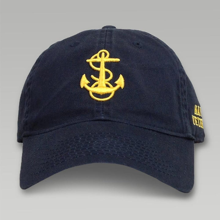 NAVY ANCHOR VETERAN HAT (NAVY) 3