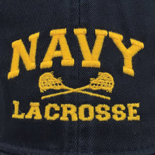 Load image into Gallery viewer, NAVY LACROSSE HAT (NAVY) 1
