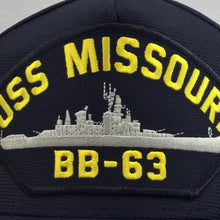 Load image into Gallery viewer, NAVY USS MISSOURI BB63 HAT 1