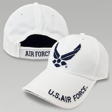 Load image into Gallery viewer, US AIR FORCE WINGS HAT WHITE 2
