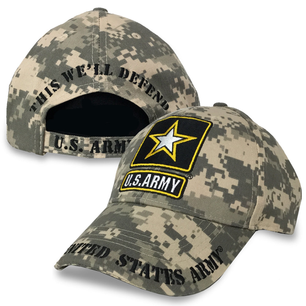 bang Pirat Fisker US Army Camo Hat