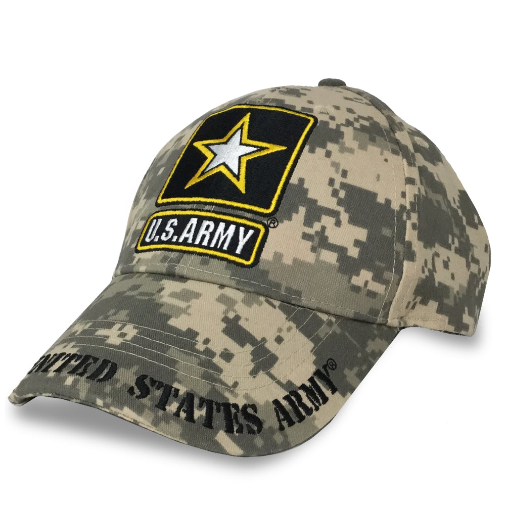 US Army Camo Hat – Armed Forces Gear - Main Image