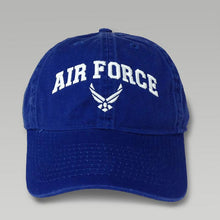 Load image into Gallery viewer, WOMENS AIR FORCE WINGS HAT (ROYAL) 3