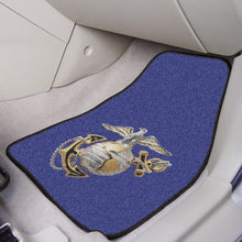 Load image into Gallery viewer, U.S. Marines 2-pc Carpet Car Mat Set*