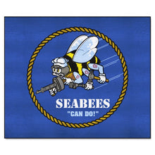 Load image into Gallery viewer, U.S. Navy - SEABEES Tailgater Mat 5&#39; X 6&#39;*