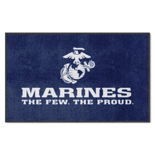 Load image into Gallery viewer, U.S. Marines 4X6 Logo Mat - Landscape