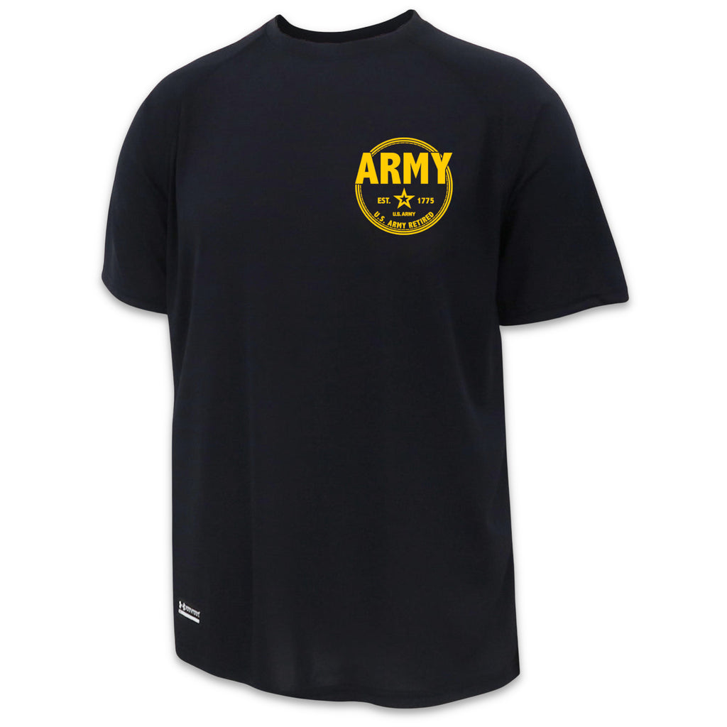 Army Retired Under Armour Tac Tech T-Shirt