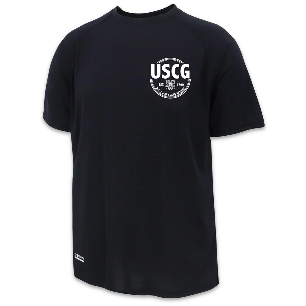 Coast Guard Retired Under Armour Tac Tech T-Shirt