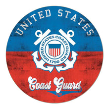 Load image into Gallery viewer, Circle Retro Multi Coast Guard (20x20)