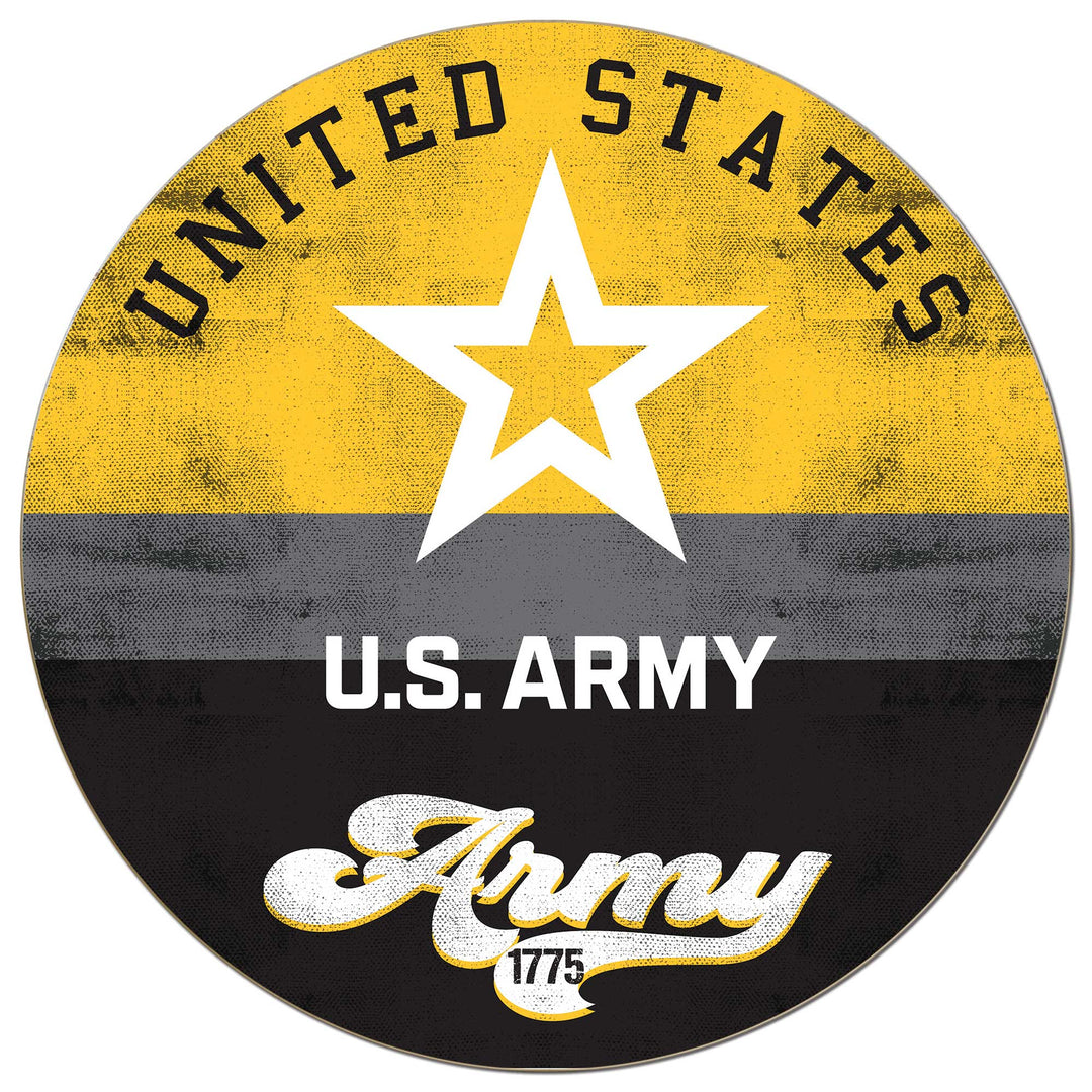 Circle Retro Multi Army (20 inch diameter)*