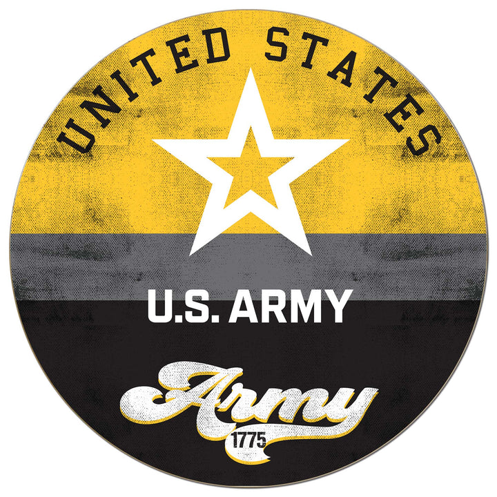 Circle Retro Multi Army (20 inch diameter)*