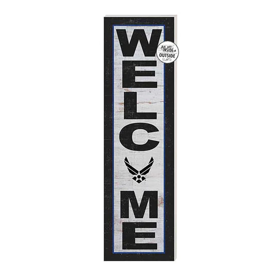 Indoor Outdoor Sign WELCOME Air Force (10x35)