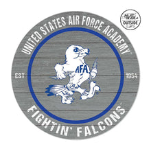 Load image into Gallery viewer, Indoor Outdoor Colored Circle Air Force Academy Falcons (20x20)