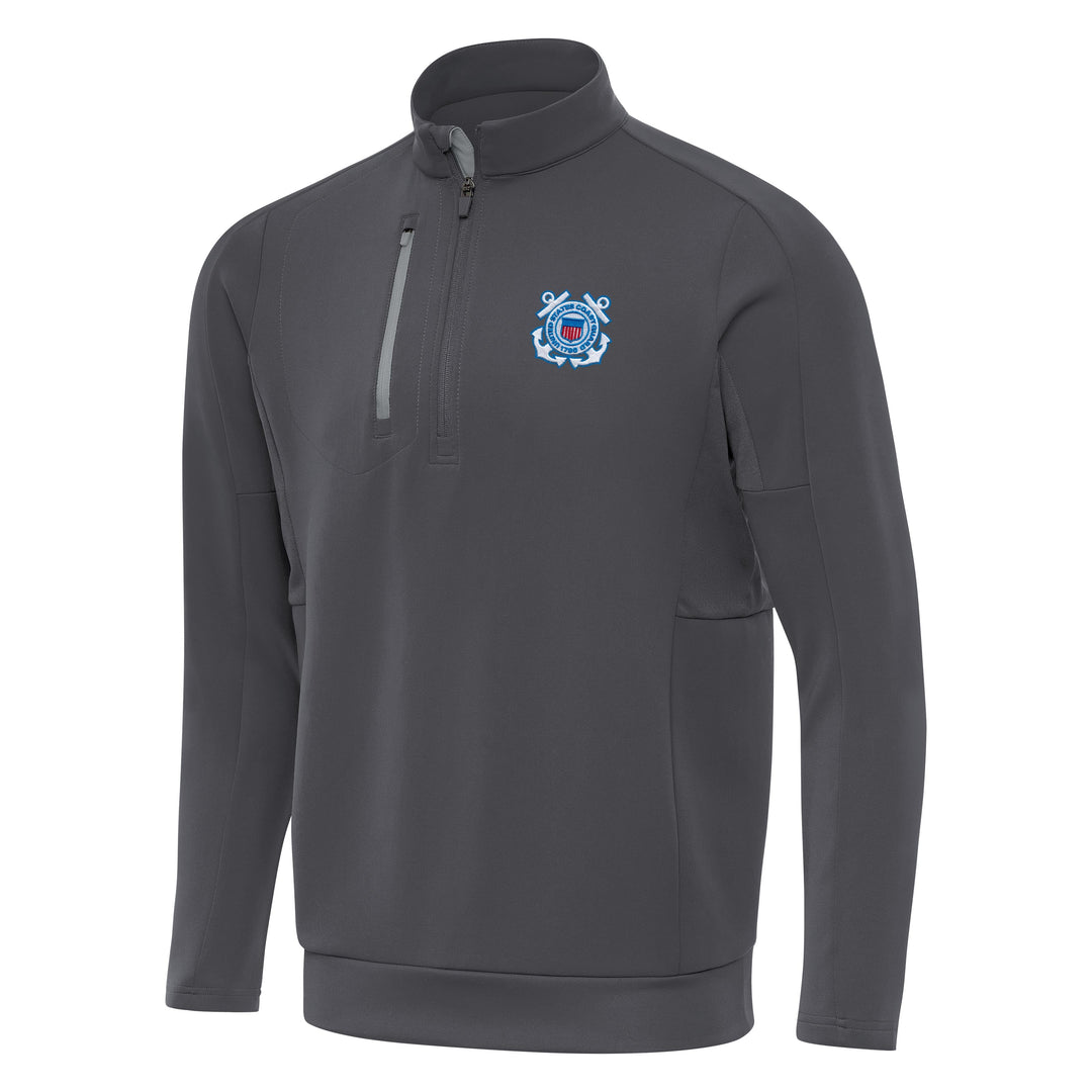 U.S. Coast Guard Men's Generation 1/4 Zip Pullover (Carbon/Silver)*