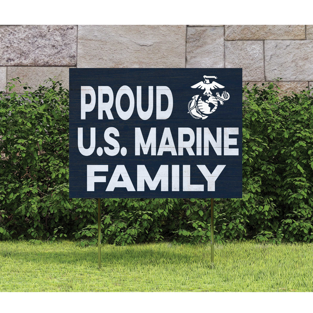 Proud Marine Family Lawn Sign (18x24)*