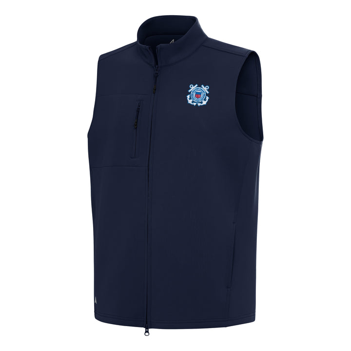 U.S. Coast Guard Men's Demand Full Zip Vest (Navy)*