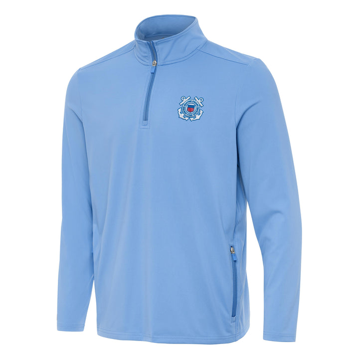 U.S. Coast Guard Men's Perilous 1/4 Zip Pullover (Columbia Blue)*
