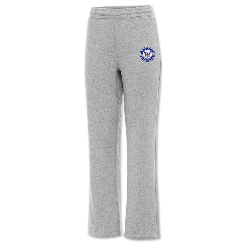 Navy Ladies Victory Sweatpants (Grey)