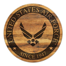 Load image into Gallery viewer, United States Air Force Logo Sign (12x12)