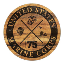 Load image into Gallery viewer, United States Marine Corps Logo Sign 2 (12x12)